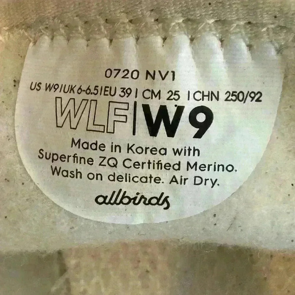 ALLBIRDS Wool Lounger Fluffs Loafers Shearling Sherpa Fleece Size 9 - Picture 9 of 12